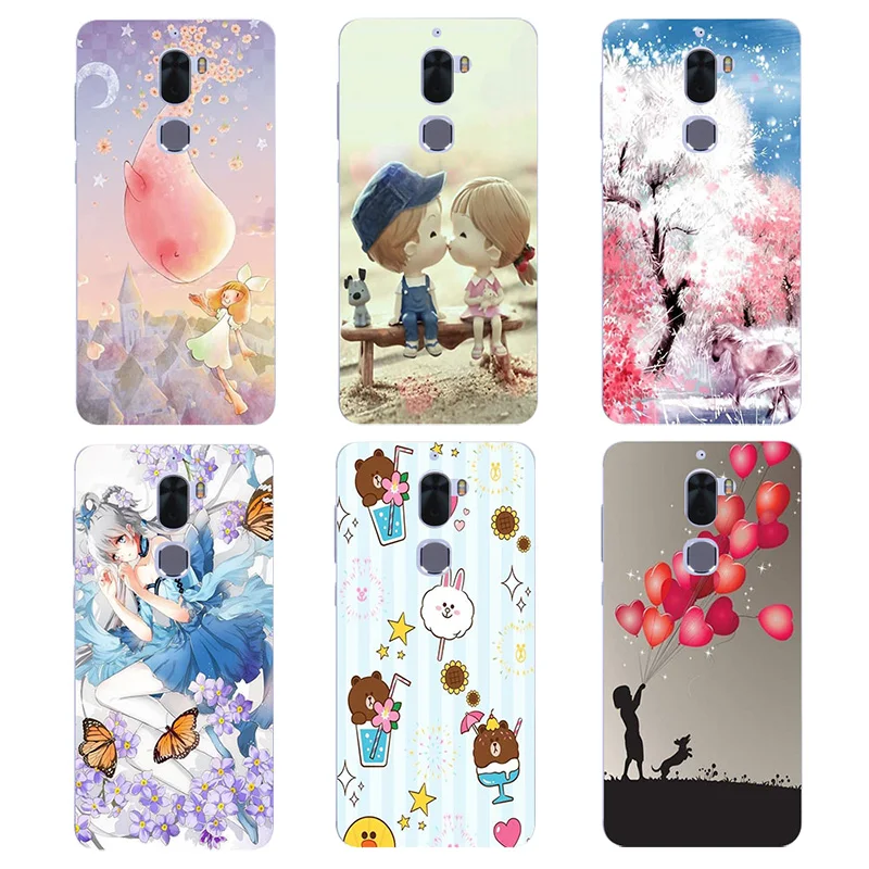 Soft TPU Silicone Case For Letv Cool 1 Dual Leeco Coolpad Back Cover Patterned Flower Plants Smartphone Phone | Мобильные телефоны