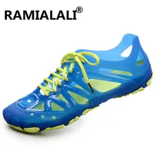 Ramialali летние сандалии мужская пляжная обувь быстросохнущая Рыбалка обувь Повседневное Нескользящие Сад Сабо, сандалии Туфли без каблуков
