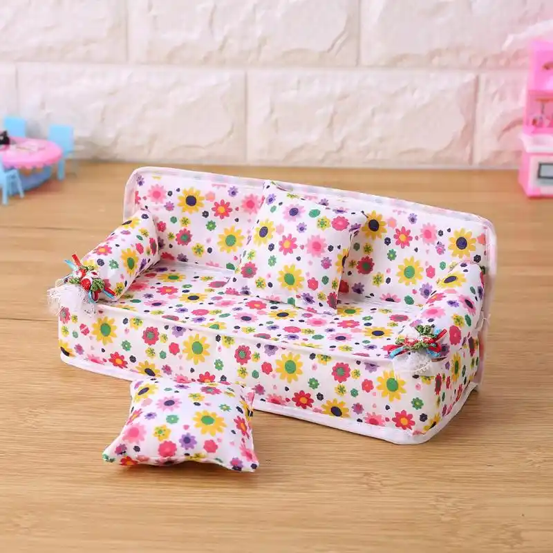 Detail Feedback Questions About Baby Sofa Cushions Model For Baby Sofa Cushions Model For Doll Sponge Fl Printed Accessories Kids Pretend Playing House