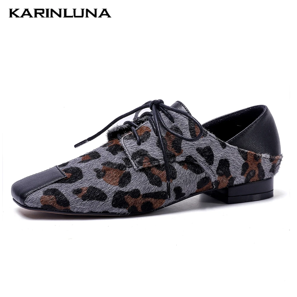 

brand design INS hot pumps woman shoes top quality horsehair square toe shoelaces comfortable shoes woman pumps