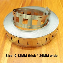 1 кг батареи точечной сварки никелевые пластины никелевые кусачки батареи соединения 18650 никелированная сталь 0,12 мм* 26 мм