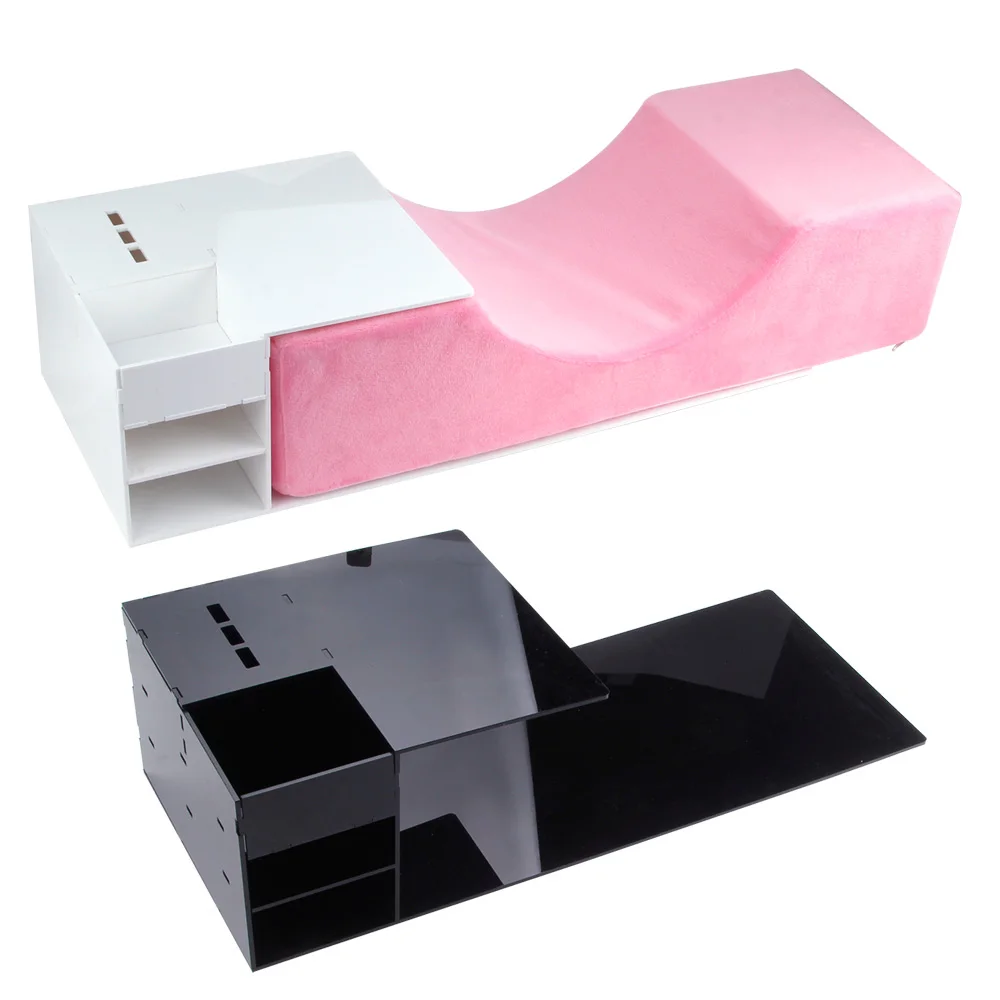 

Flannel Salon Lash Pillow Eyelash Extension Pillows MakeUp Tools Grafting Eyelashe Pillow Ergonomic Support Extension Curve Salo