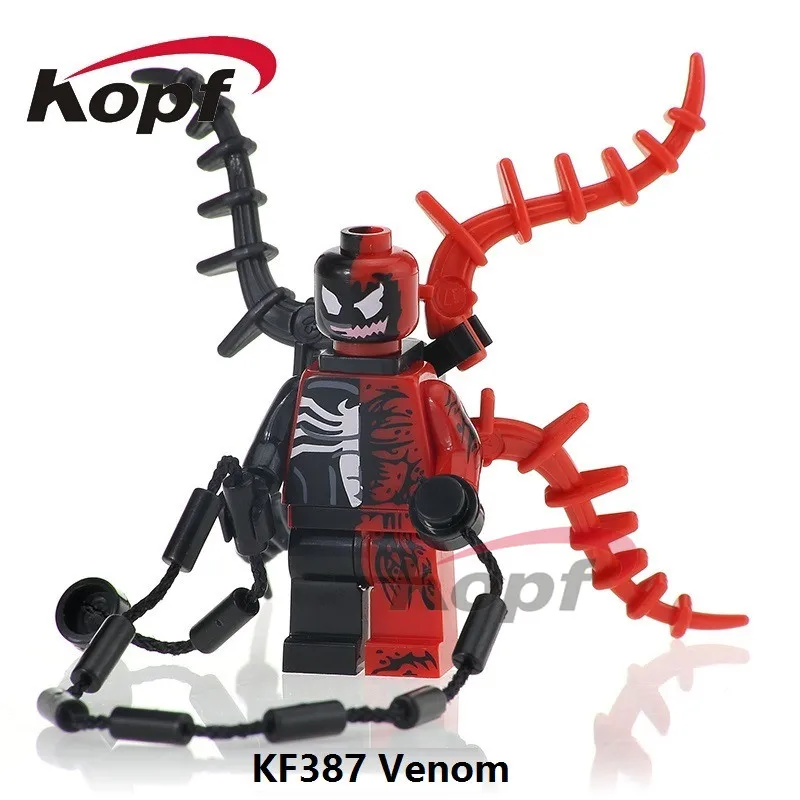 KF009 одна распродажа фигурки строительные блоки Дэдпул 2 серии собрать супер героев домино кабель детский подарок рождественские игрушки - Цвет: KF387 Without Box