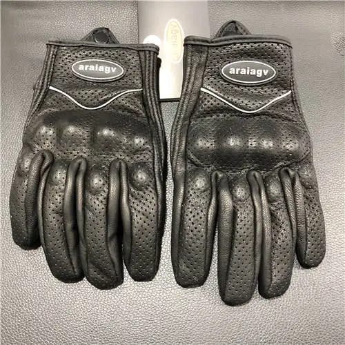 araiagv Pursuit  protector  perforated Leather Glove black 