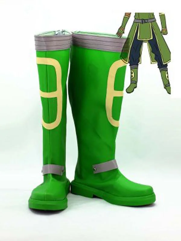 sword-art-online-green-cosplay-shoes-boots-for-adult-men's-halloween-party-cosplay-boots-custom-made