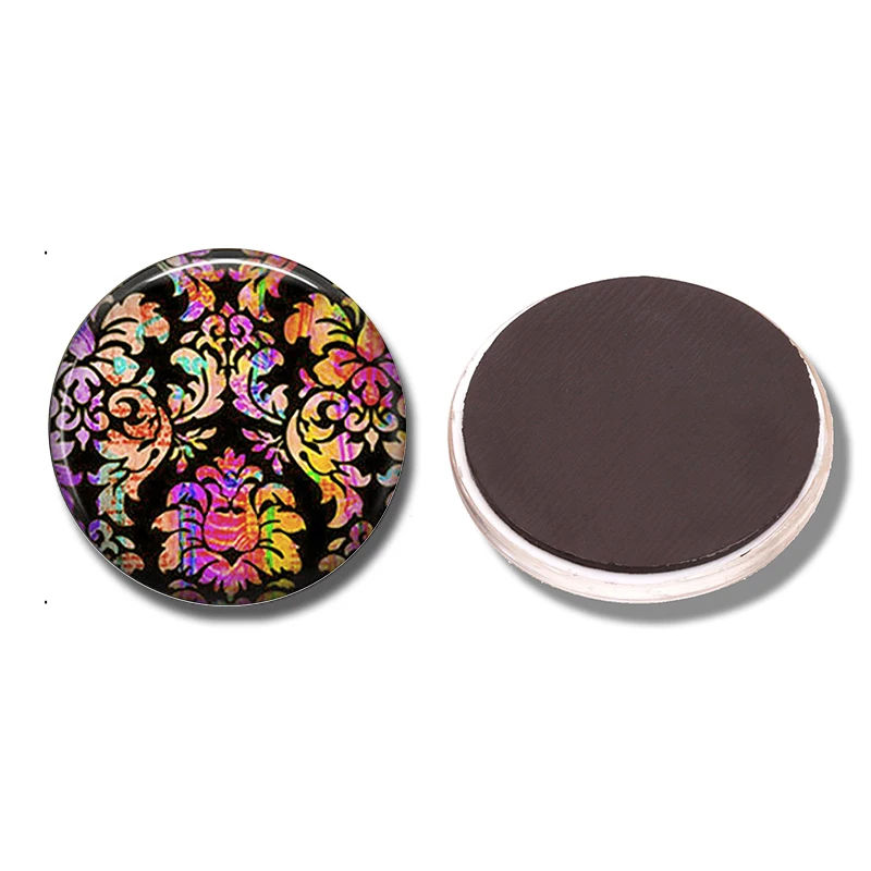 

Psychedelic 60's Art 30 MM Fridge Magnet Hippie Glass Cabochon Refrigerator Sticker Vintage Handmade Note Holder Home Decor Acce