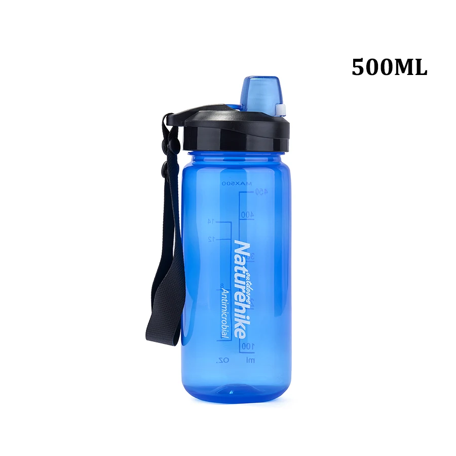 XYKIT 500 мл 750 мл 1000 мл герметичная портативная Спортивная бутылка для тура альпинизма без бисфенола Спортивная бутылка для воды Bottel для воды - Цвет: Blue 500ML