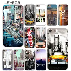 Жесткий чехол для телефона Lavaza New York City Times Square Taxi для iPhone XR X XS 11 Pro Max 10 7 8 6S 5 5S SE 4 4s