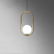 Nordic modern pendant lamp bedside chandelier postmodern cafe bar restaurant office living room Oval glass chandelier modern minimalist glass edison bulb chandelier restaurant living room bar personalized originality single head chandelier