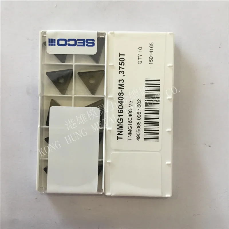 TNMG160408 M3 3750T Original Seco Carbide Inserts Turning Inserts Lathe