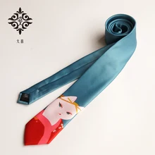 В подарок японский витанж стиль синий MRS cat Творческий Галстук olded ткань для коробка для вечеринки упаковка 1 шт 6 см