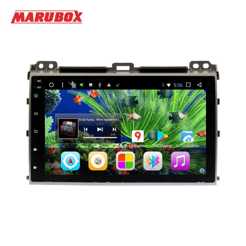 Автомобильный мультимедийный плеер MARUBOX 2 Din для Toyota Prado 120 Land Cruiser Android 8 1 восемь