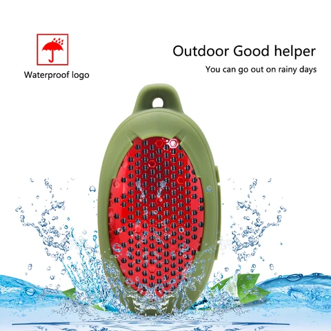 Alto-falante sem Fio Portátil do Orador de Bluetooth para a Escalada ao ar Móvel do Jogo do Orador da Bicicleta do Chuveiro Impermeável Livre Água