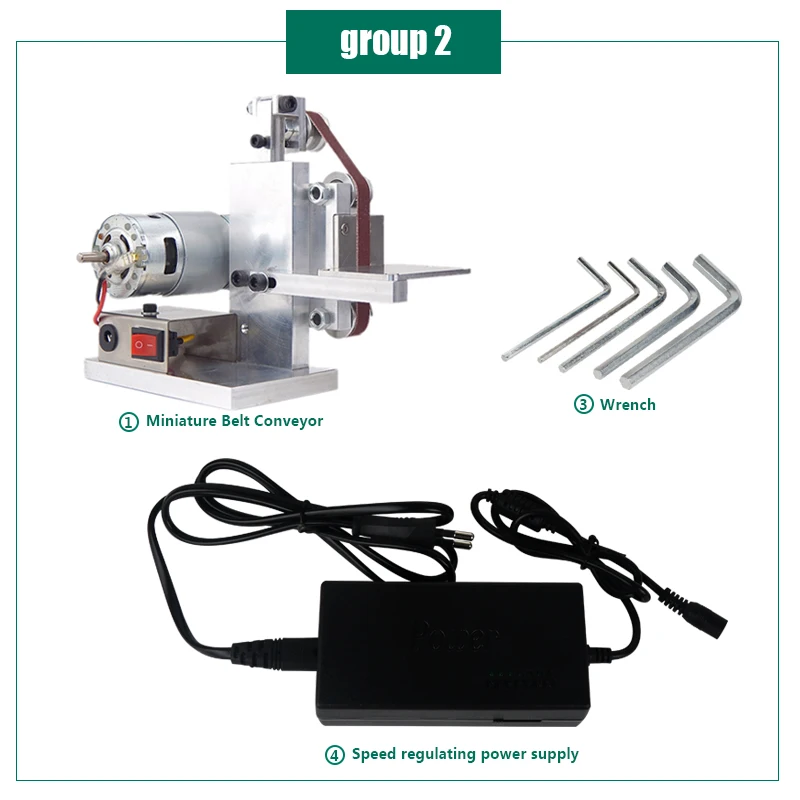 DIY Мини дрель ленточная шлифовальная машина настольная шлифовальная машина шлифовальная полировальная машинка буферный пояс шлифовальный нож Apex кромка точилка - Цвет: group 2