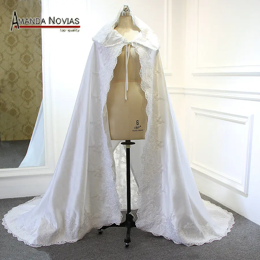 

2019 New Style Popular Long Wedding Capes Wedding Accessories Wedding Wraps Wedding Jackets Real Photos Amanda Novias