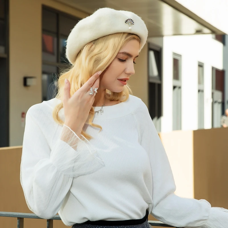 baret hat women winter