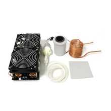 2500W ZVS Induction Heater Induction Heating PCB Board High frequency Heating Machine Melted Metal + Coil Mayitr+ Crucible+Pump