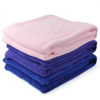 

Hgho-Supersoft Microfiber Beach Towel Microfibre Bath Towel Sports Towel Gym Fast Drying Cloth Extra Large Towel-Pink