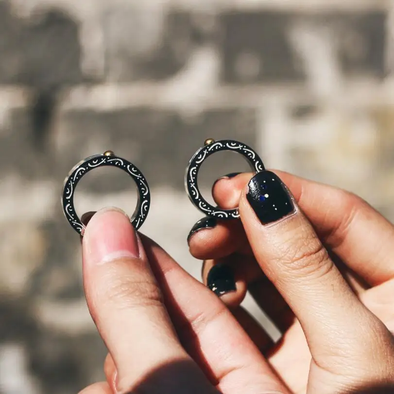 Japanese Style Stainless Steel Ring Men Male Temperament Simple Fashion