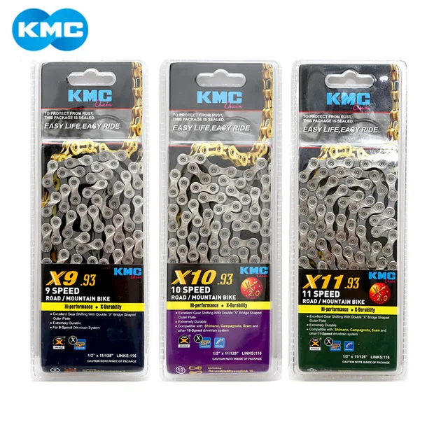 Sale Factory direct 9/10/11speed chain ultra light double X chain x9x10 x11 x9.93 x10.93 x11.93 mtb road bike chain titanium original 0
