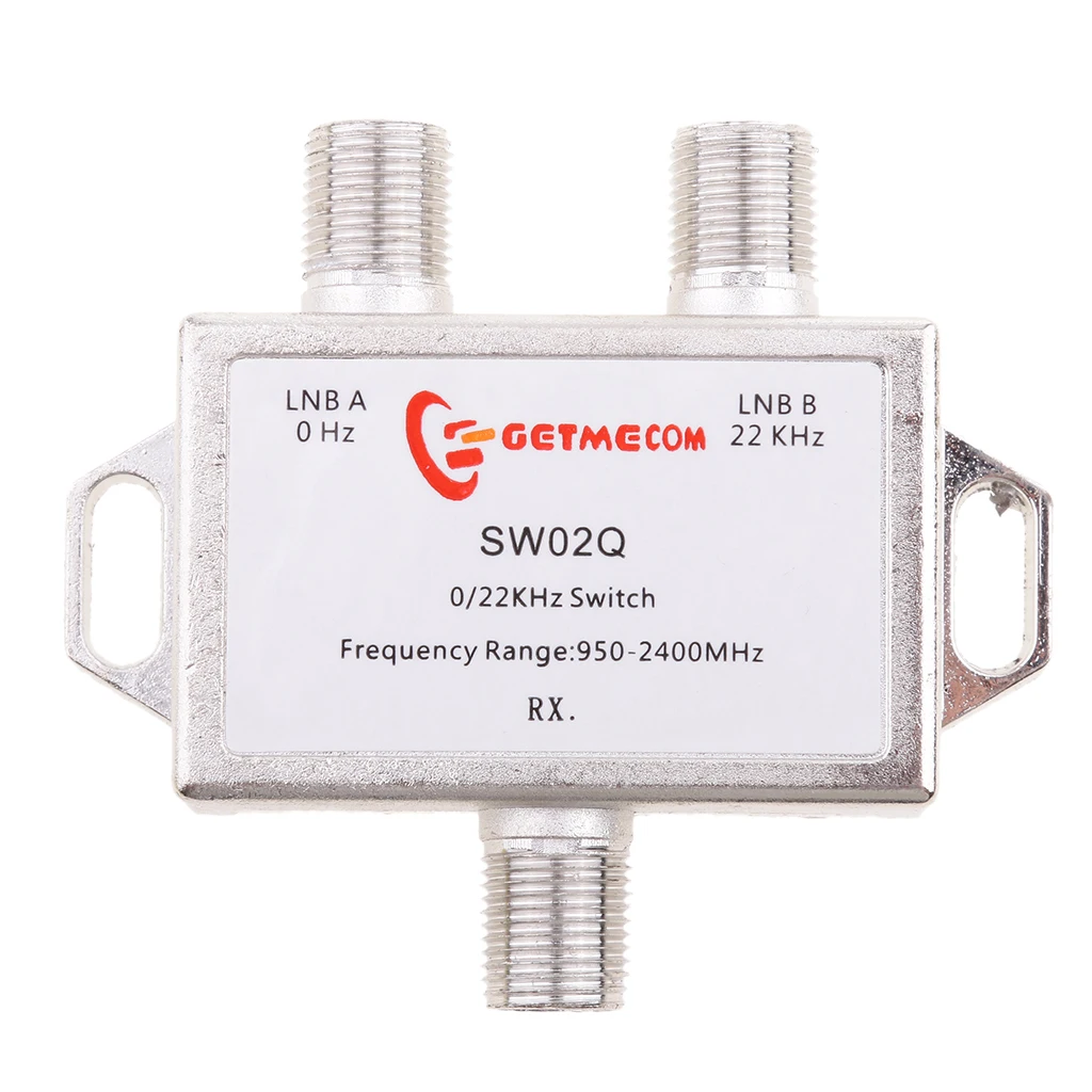 Waterproof Satellite 2x1 DISEqC Switch LNB LNBF Free To Air Dish Network Multi-Switch For Satellite Receiver 0/22KHz