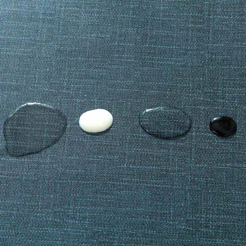  PVC Waterproof Tablecloth Solid Colour Table Cover Rectangular Anti-Hot Oil Table Cloth Carpet Wave