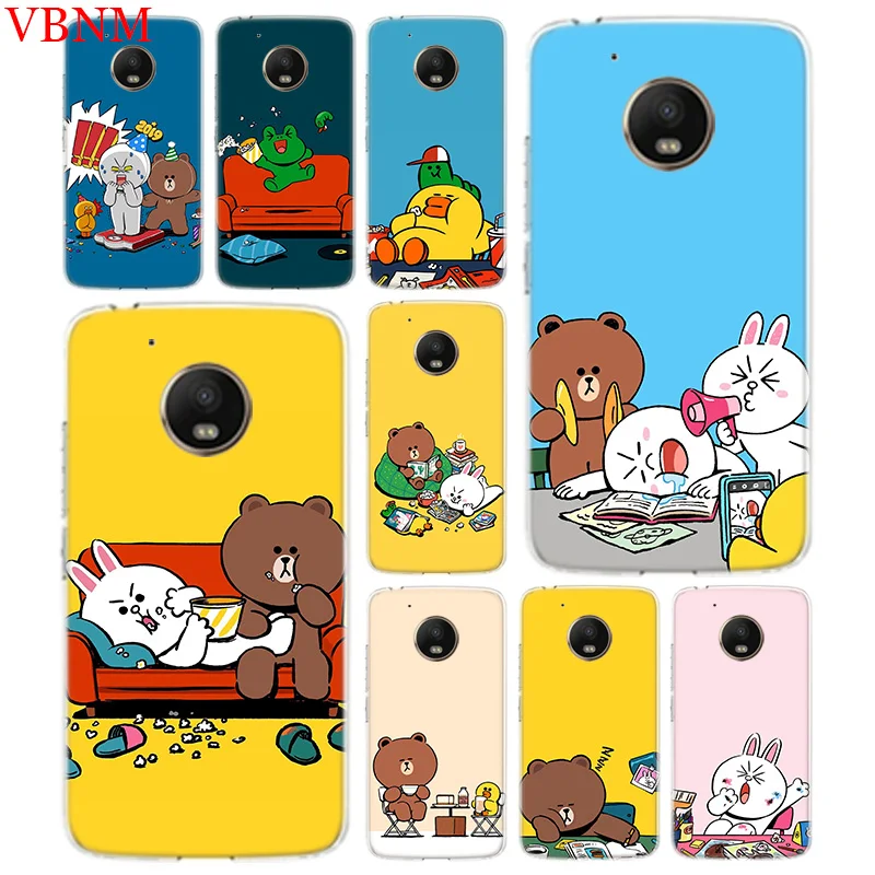 Медведь Друзья трендовые аксессуары чехол для телефона Motorola Moto G7 G6 G5S G5 E4 плюс G4 E5