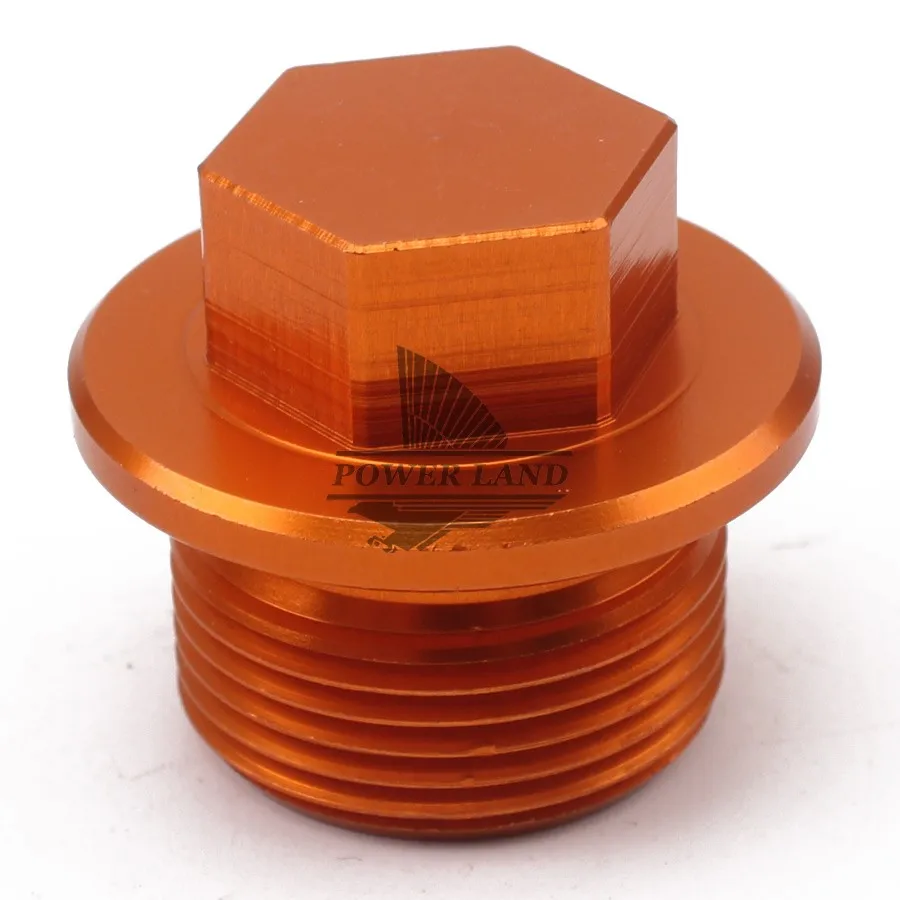 1pcs Orange Motorcycle CNC Billet Engine Oil Drain Plug Bolt Screw Oil