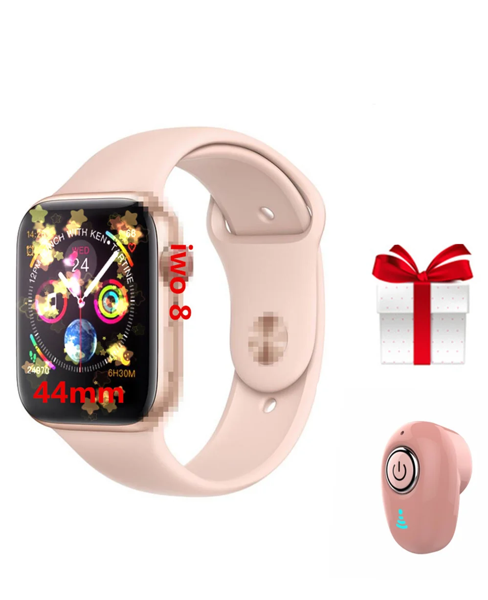 

Smart watch men women IWO 8 Bluetooth Smart Watch 1:1 44mm Series 4 for apple iphone samsung sony heart rate monitor ECG Tracker