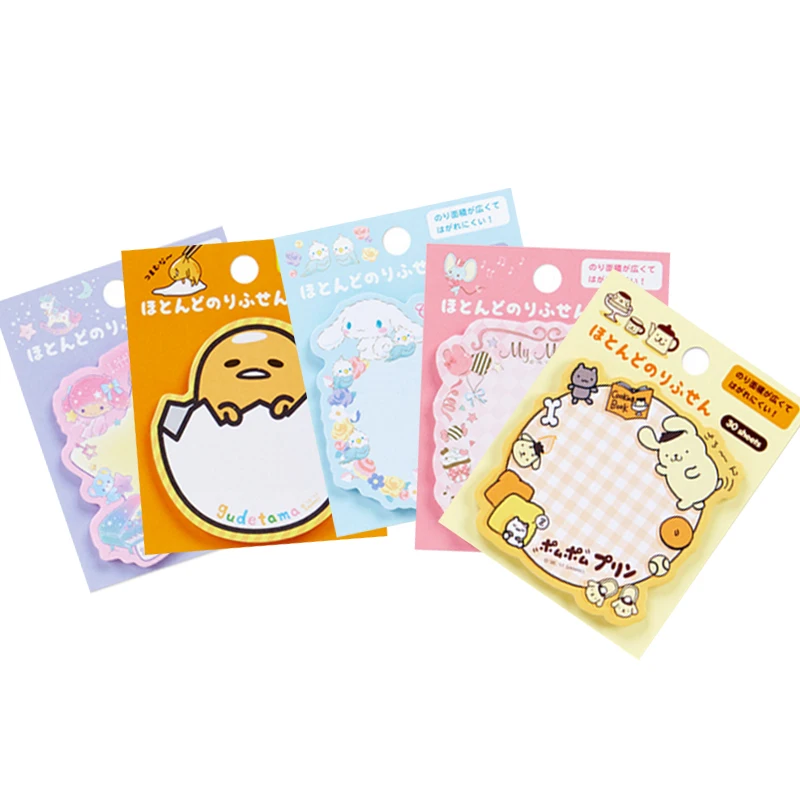 

1pack/lot Japanese cute cartoon Melody lazy egg sticky note memo notepad message marker stationery school and office supply