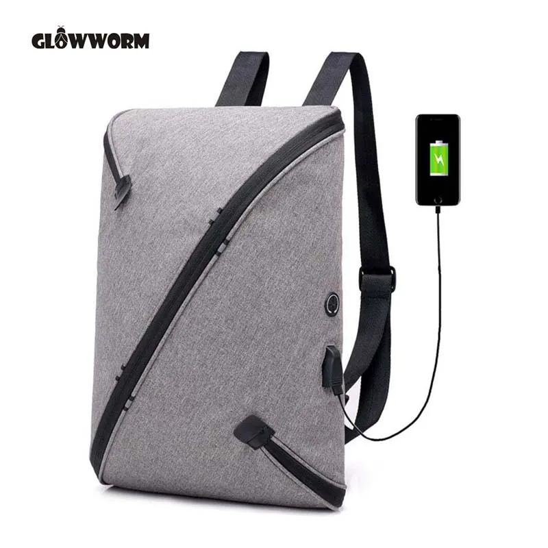 

2018 Mark Ryden New Anti-thief USB Recharging Men Backpack NO Key TSA Lock Design Men Business Fashion Message Backpack Travel