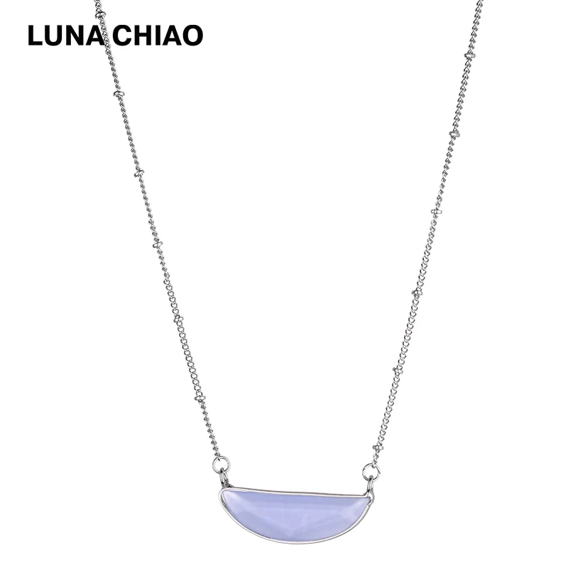 Женская золотистая цепочка LUNA CHIAO лето 2018|Ожерелья с подвеской| |