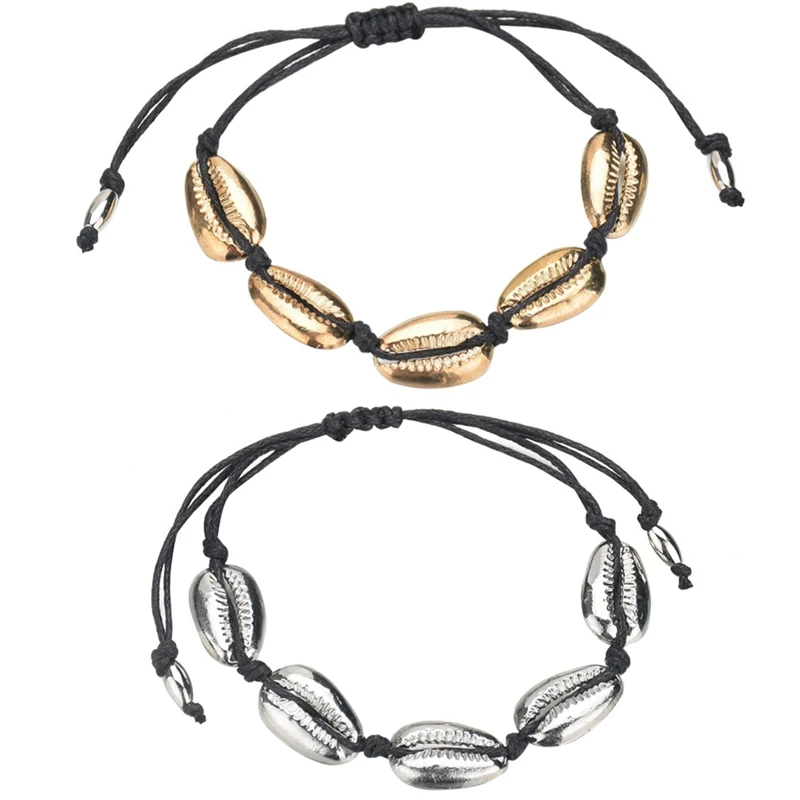 

Ladies Bracelet Gold Shell Bracelet Bohemia Style Woman Pure Life Shell Lady Female Bracelet Jewelry New