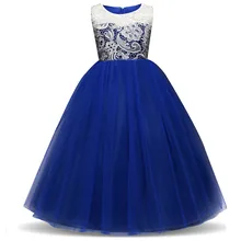 Детская одежда для свадебной вечеринки, Vestidos, большие размеры, одежда для девочек-подростков, платье с цветочным узором для девочек 5-14 лет, детские платья принцессы