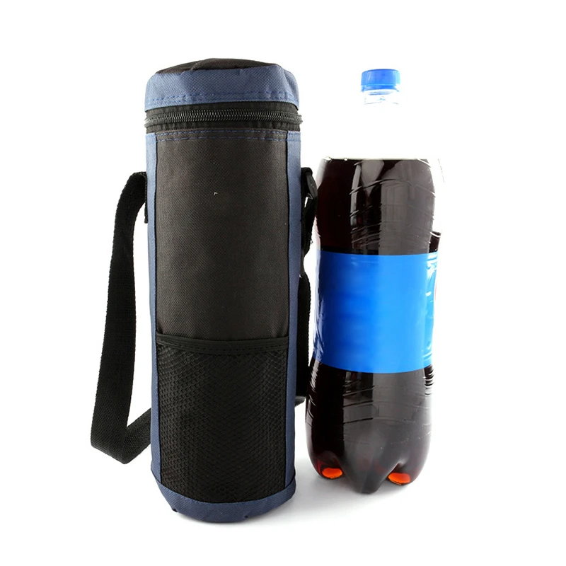 Water Bottle Cooler Tote Bag Insulated Holder Carrier Cover Pouch for