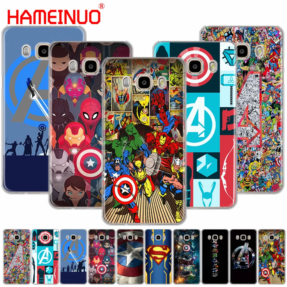 HAMEINUO Мстители Marvel Капитан Америка чехол для телефона для samsung Galaxy J1 J2 J3 J5 J7 MINI ACE prime