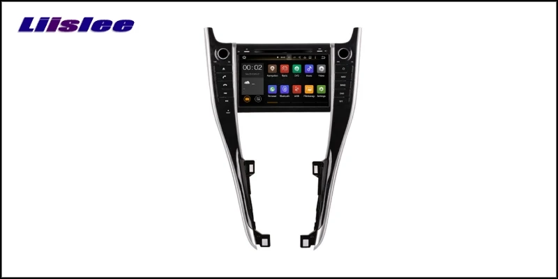 For Toyota Harrier 2015~2017 LiisLee Car Multimedia TV DVD GPS Audio Stereo Hi-Fi Radio Original Style Navigation NAV NAVI MAP 2