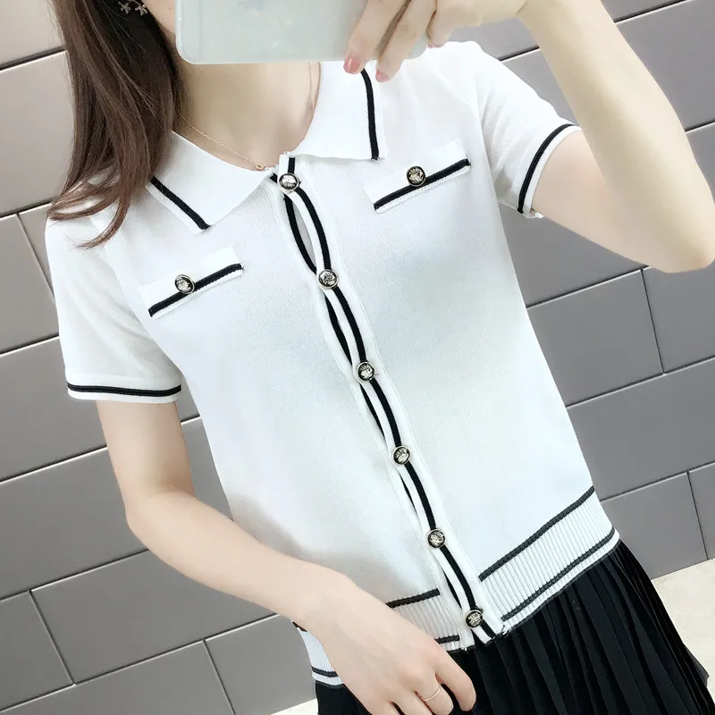 

2019 Lcybhe Korean Version New Summer Knitted Sweaters - 0520 - 11364