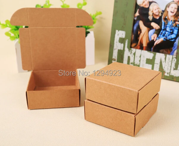 Online Get Diy Paper Recycling Aliexpress Alibaba Group Size 50 20mm Kraft Packaging Jewelry Box Diy Small Gifts Brown Craft Bo Recycled