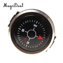 MagiDeal Открытый Пешие прогулки путешествия съемный маленький алюминиевый сплав часы компас для путешествий Пешие прогулки каяк каноэ гребли рафтинг