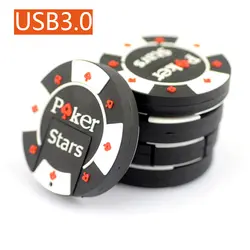 Накопитель 32 ГБ 64 ГБ 16 ГБ 100% Полный Ёмкость Покер звезда чип USB флешка флешки автомобилей ключ Memory Stick флэш-карты 3,0 1 ТБ