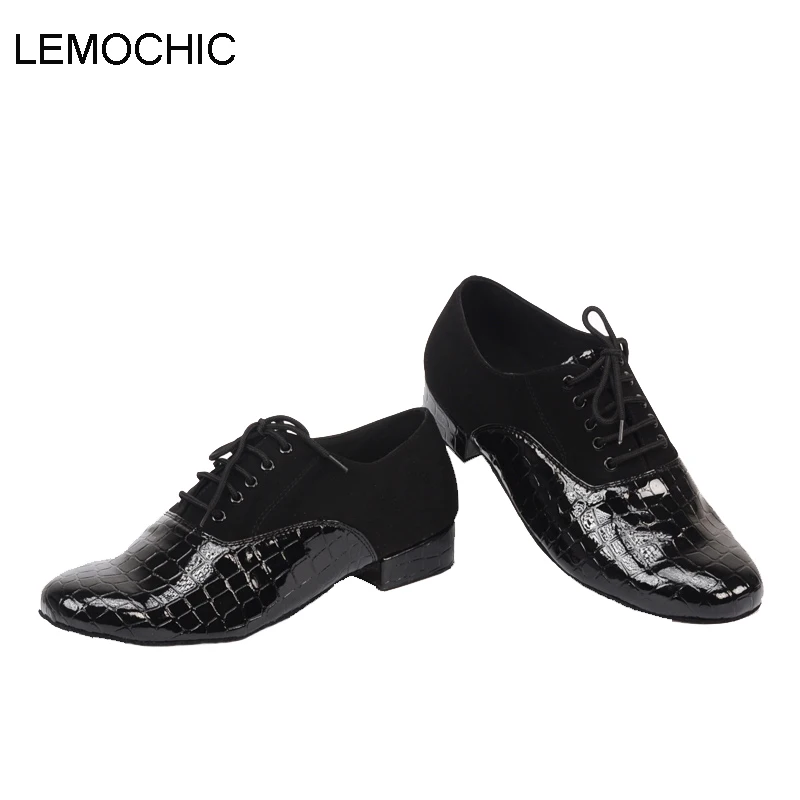 

LEMOCHIC men professional bally jazz cha cha pole salsa genuine leather rumba samba latin tango ballroom pointe dancing shoes