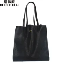 Einfache klassische Designer frauen handtasche große tasche Schwarz einkaufstaschen Qualität pu-leder frauen Totes große umhängetaschen bolsas