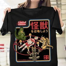 Kaiju японский фильм Монстры черная футболка M-6XLCool Повседневная pride Футболка Мужская Унисекс модная футболка Забавные топы
