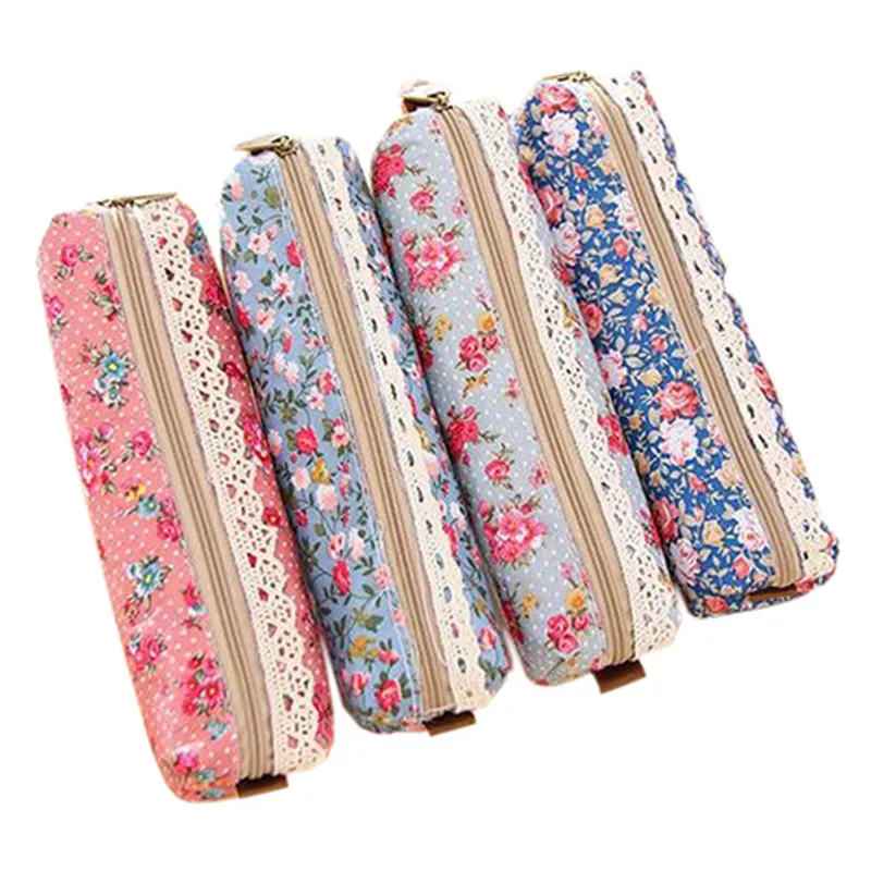 زهرة طباعة الدانتيل ماكياج التجميل حقيبة الحقيبة السفر المنظم المكياج التجميل أكياس بولسا دي maquillaje Trousse دي ماكويلاج