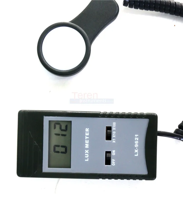 LX-9621 Prtable 0 - 50,000 Lux Meter Lighting Measurement LCD Display Illuminance Tester Multi-parameter Lumeter FC Fux  12
