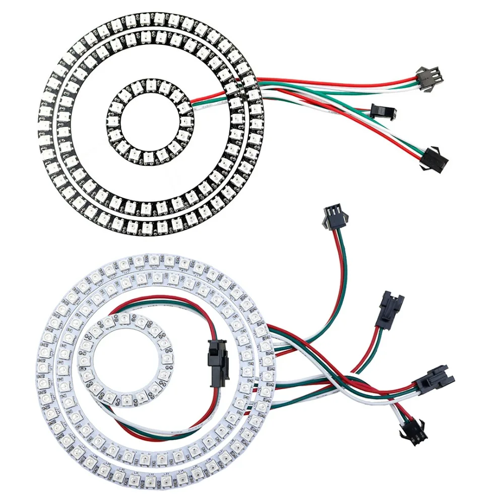 DC 5 в 16/35/45 светодиодов светодиодная модульная лента RGB SMD 5050 WS2812B ambilight внутреннее