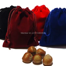 100 шт./лот Высокое качество бархатный мешок ювелирных изделий/мешок для косметики/солнцезащитные очки, Размеры могут быть выполнены по индивидуальному заказу, различных цветов