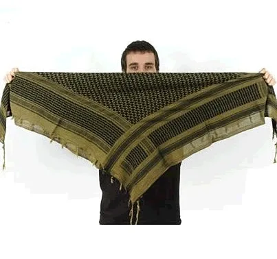 Хлопок Арабская Куфия шема шарф военные тактические шарфы утолщенные хиджаб квадратные ветрозащитные банданы походный шарф