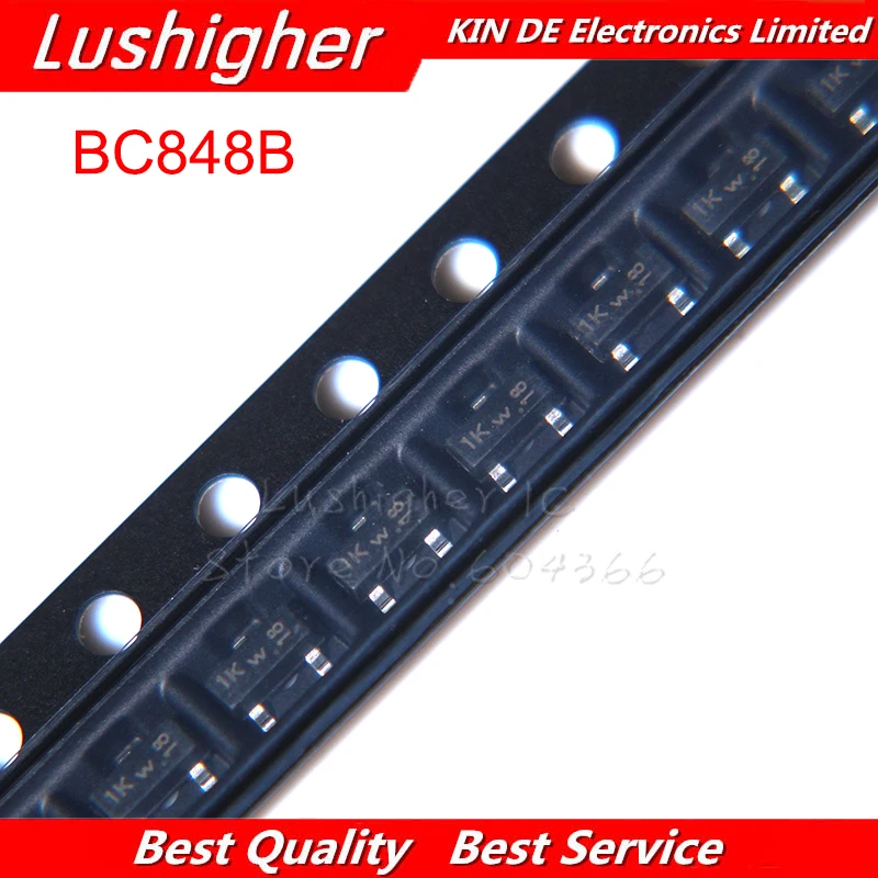 

100PCS BC848 SOT SMD SOT23 1K BC848B SOT23 Transistor